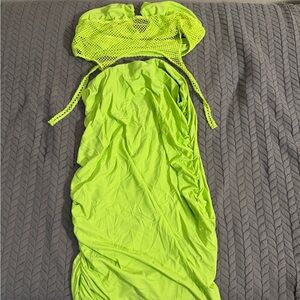 SHEIN Neon Green two piece set